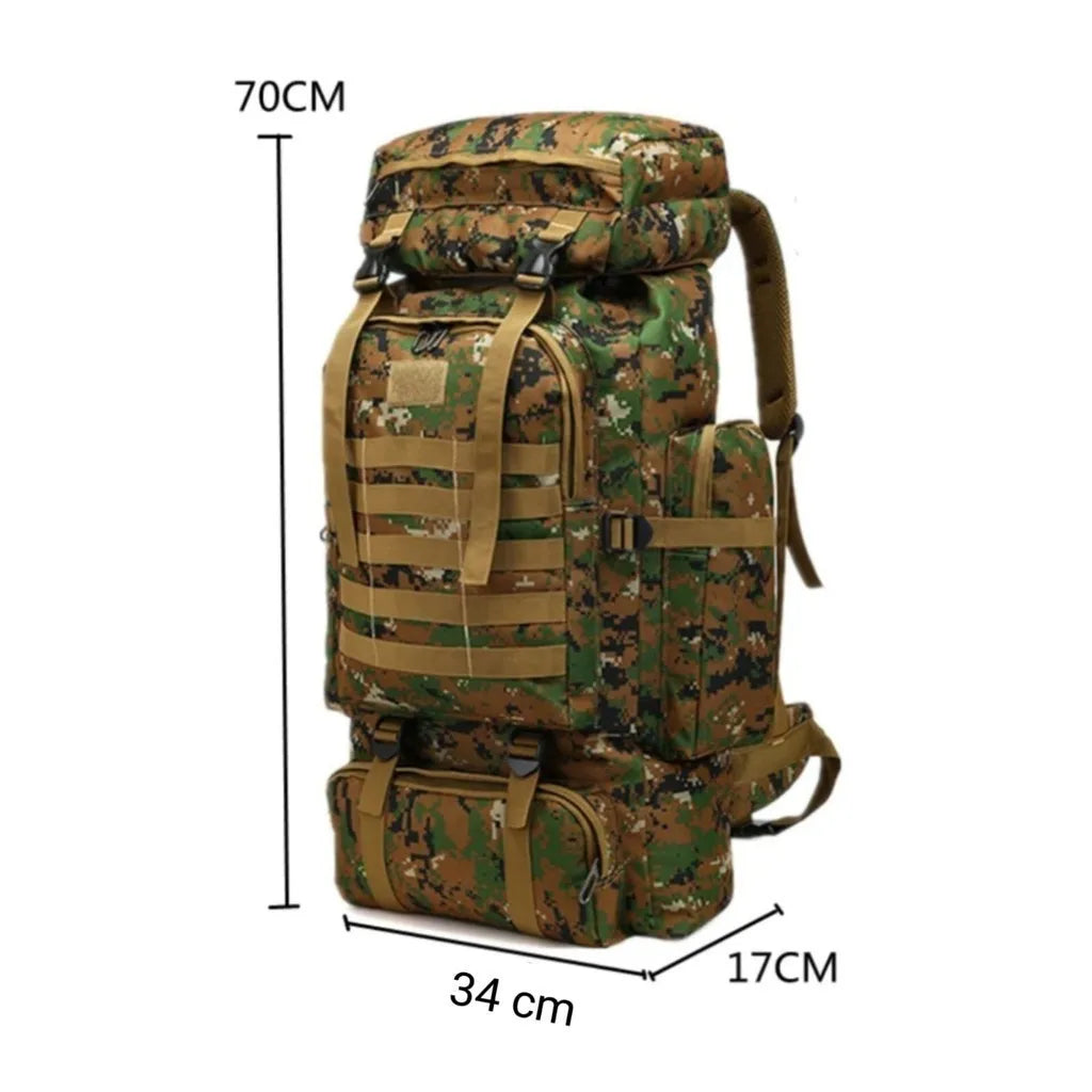 Backpack 80 liters camping Tactical Large Capacity Camping