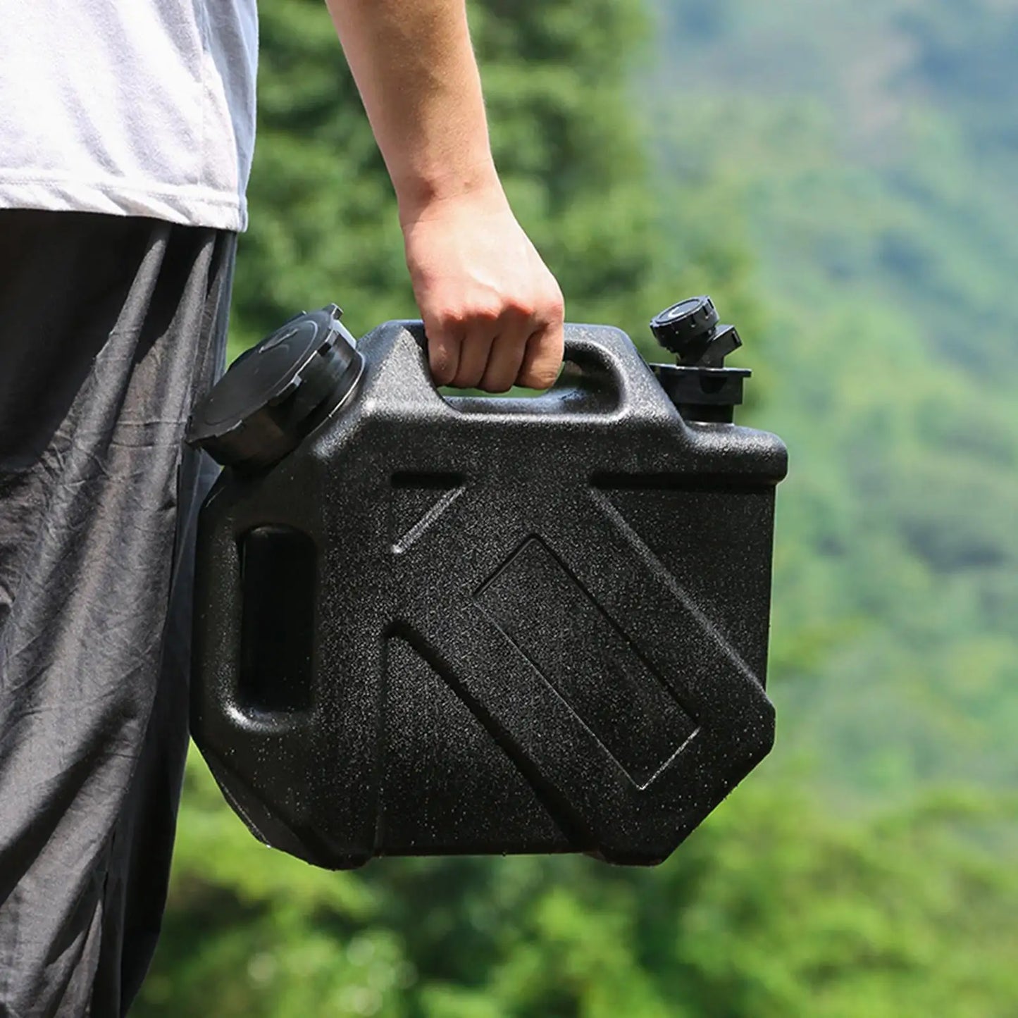 10 L Outdoor Camping Water Storage Jug Water Container with Faucet,Water Carrier for Camping Self Driving Cars Portable