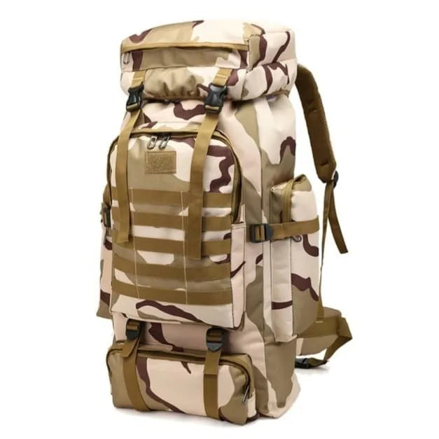 Backpack 80 liters camping Tactical Large Capacity Camping