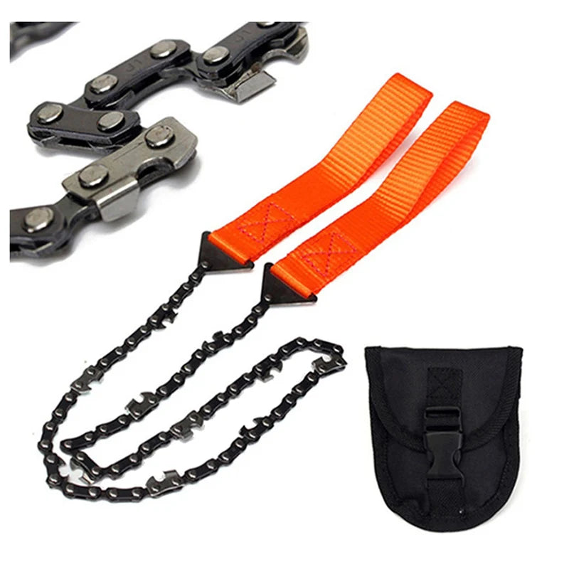 Camping Tools Garden Tools Survival Hand Zipper Saw Handsaw Wood Cutting Tool Handheld Chains Saw Wire Saw Emergency Saw