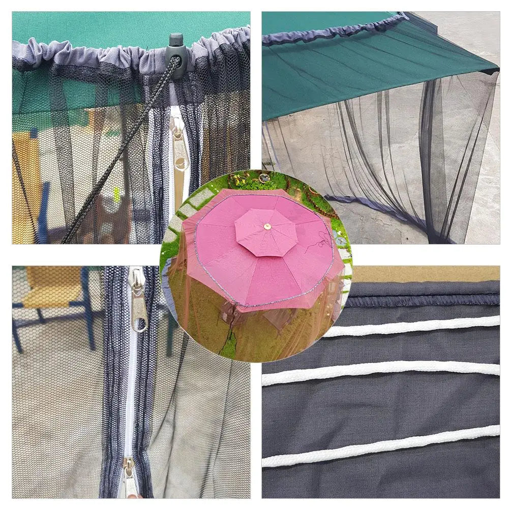 Camping Accessories Mosquito Net Tent Camping Net Terrace Umbrella Cover Mosquito Net Anti-ultraviolet Mosquito Account Outdoor