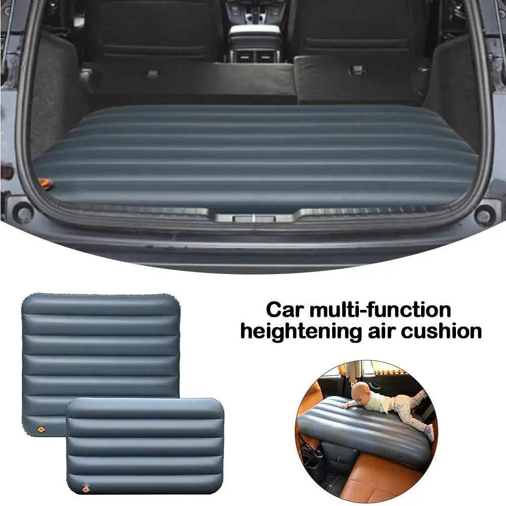 Car Iatable Mattress Portable Travel Camping Air Bed Foldable Multifunction Trunk SUV Cars Gap Air Cushion Interior Accessory
