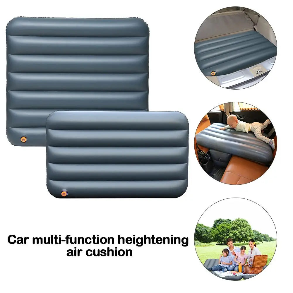 Car Iatable Mattress Portable Travel Camping Air Bed Foldable Multifunction Trunk SUV Cars Gap Air Cushion Interior Accessory