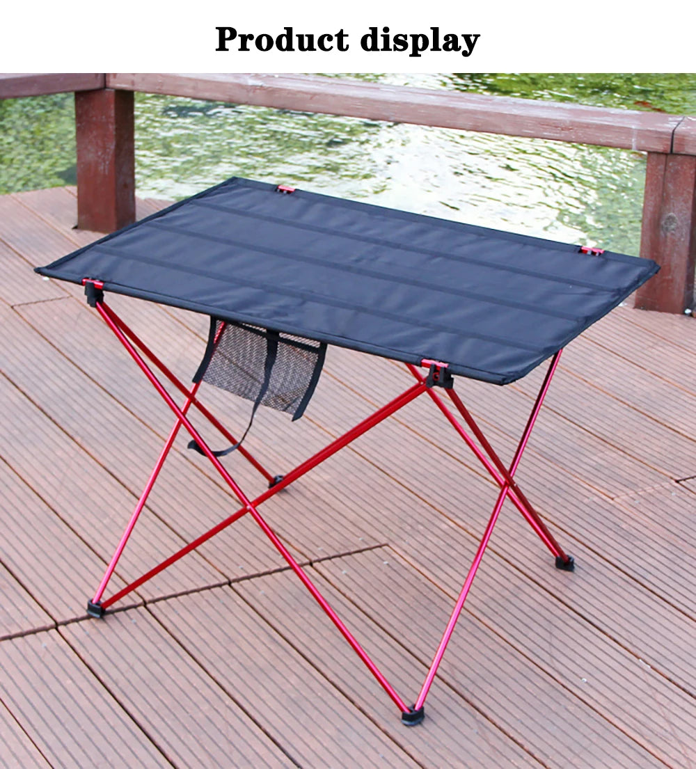Portable Foldable Table Camping Outdoor Furniture Computer Bed Tables Picnic 6061 Aluminium Alloy Ultra Light Folding Desk