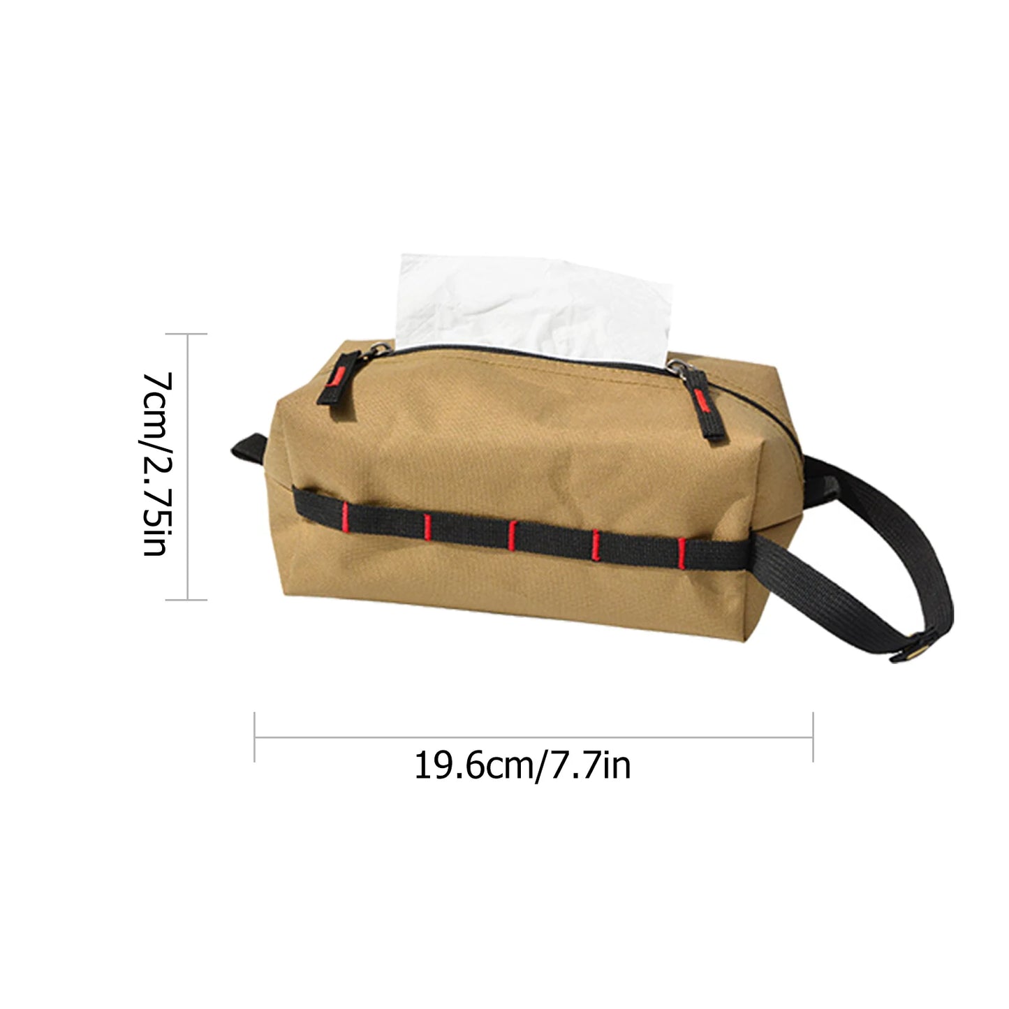 Camping Toilet Paper Holder Bag Camping Tent Folding Toilet Paper Hanging Holder Roll Case Storage Box Bag Outdoor Camping Tools