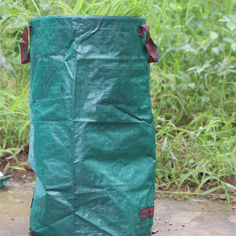 Heavy Duty Large Garden Waste Bag for Yard Leaf Weeds Grass Rubble - Outdoor Trash Bag Garden Rubbish Bags for Waste Bins Storag