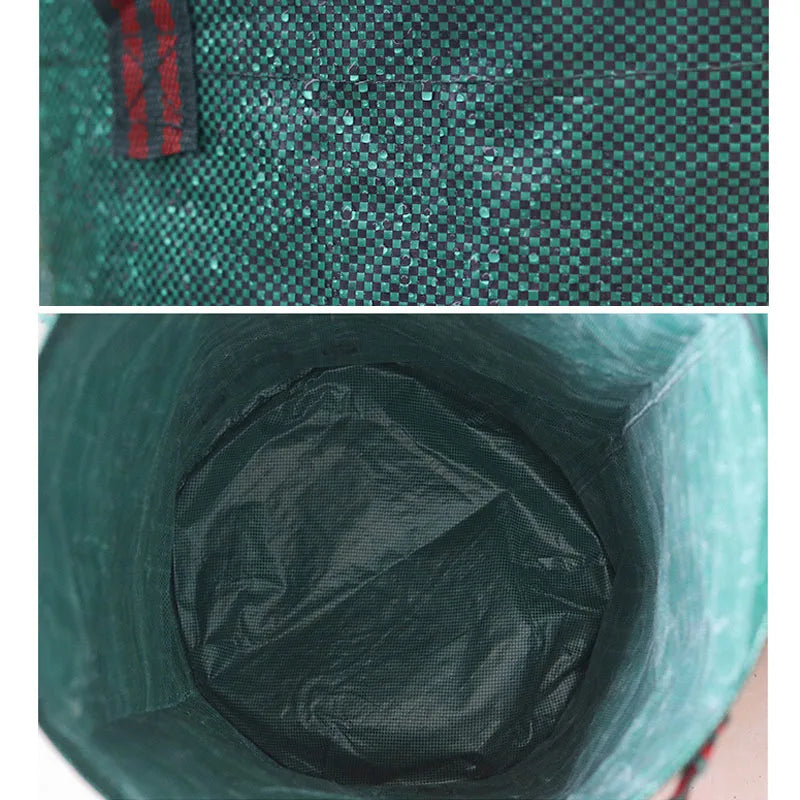 Heavy Duty Large Garden Waste Bag for Yard Leaf Weeds Grass Rubble - Outdoor Trash Bag Garden Rubbish Bags for Waste Bins Storag