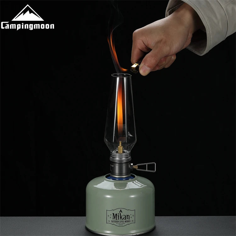 CAMPINGMOON T-1 Portable Outdoor Camping Light Gas Lighting Camping Lamp Tent Lamps camping gas lanterns