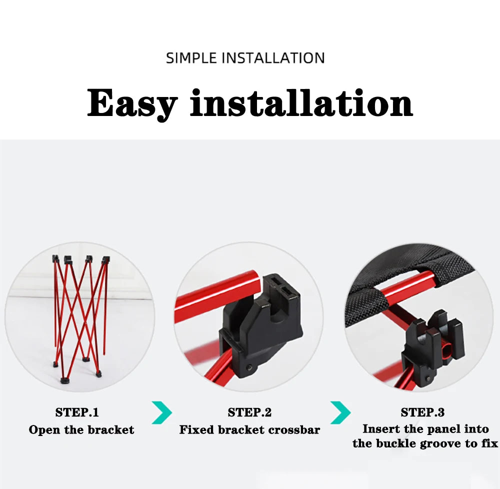 Portable Foldable Table Camping Outdoor Furniture Computer Bed Tables Picnic 6061 Aluminium Alloy Ultra Light Folding Desk