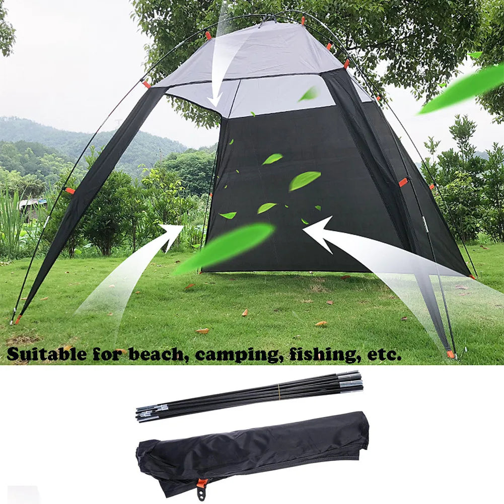 Camping Awning Tent Waterproof UV Canopy Tent Outdoors Tourist Tent Beach Shelter Sun Shade Tent For Fishing Camping Travel