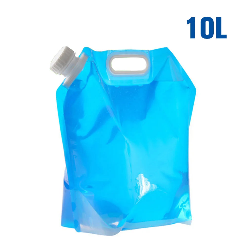 3L/5L/8L/10L/15L Outdoor Collapsible Bucket Foldable Water Bag Survival Water Storage Portable Water Carrier Container Camp Hiki
