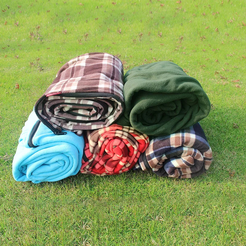 Outdoor Camping Fleece Sleeping Bag Multi Use Travel Inner Sleeping Bag