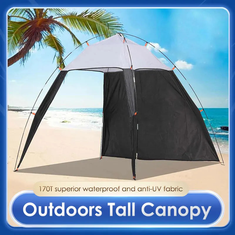 Camping Awning Tent Waterproof UV Canopy Tent Outdoors Tourist Tent Beach Shelter Sun Shade Tent For Fishing Camping Travel
