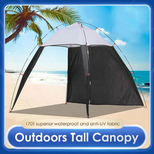 Camping Awning Tent Waterproof UV Canopy Tent Outdoors Tourist Tent Beach Shelter Sun Shade Tent For Fishing Camping Travel
