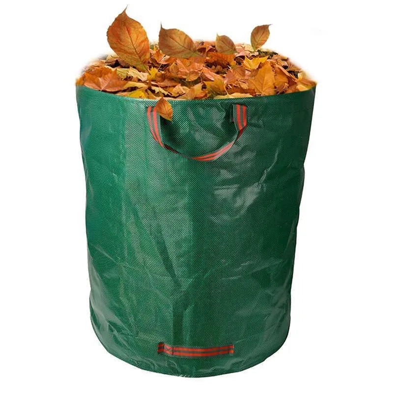 Heavy Duty Large Garden Waste Bag for Yard Leaf Weeds Grass Rubble - Outdoor Trash Bag Garden Rubbish Bags for Waste Bins Storag