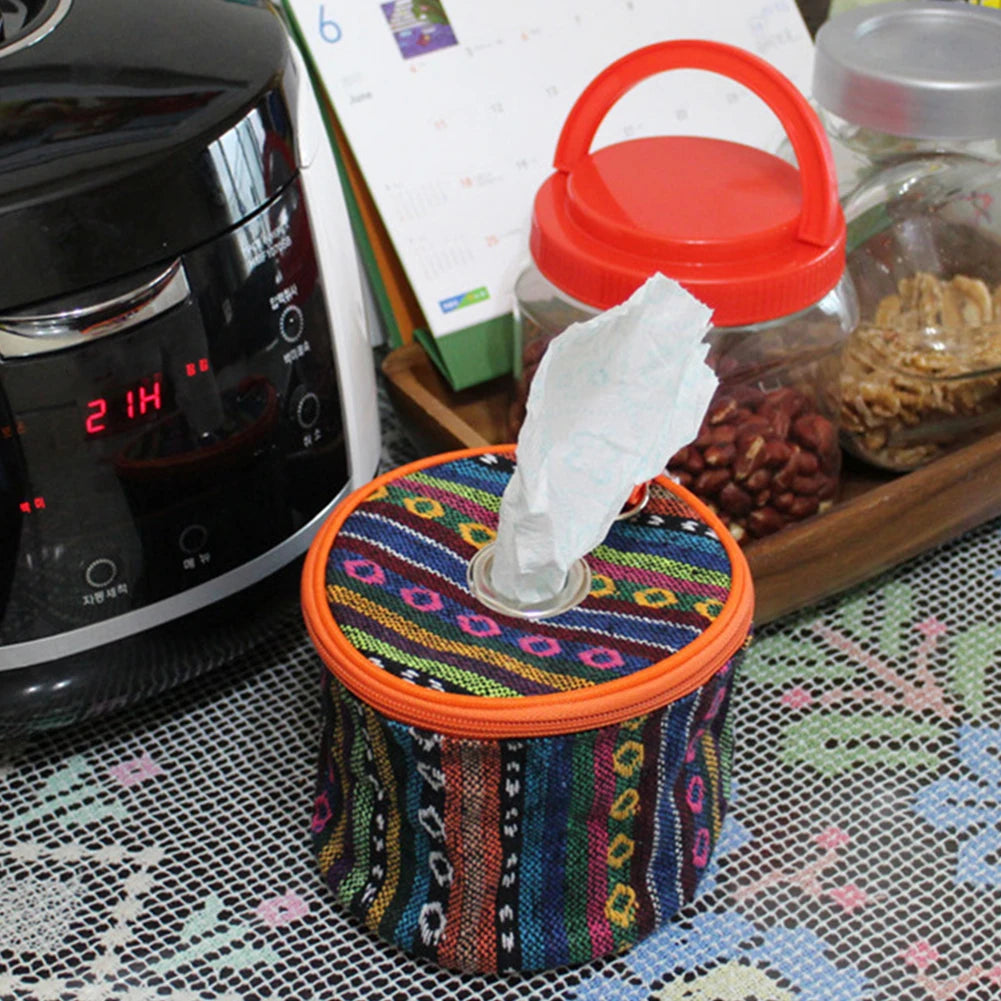 Camping Toilet Paper Holder Bag Camping Tent Folding Toilet Paper Hanging Holder Roll Case Storage Box Bag Outdoor Camping Tools