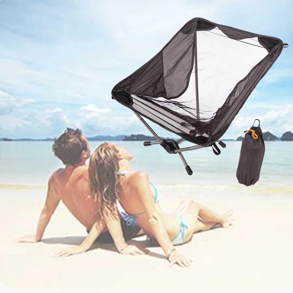 Camping Chairs Ultralight Portable Compact Folding Beach Chairs with Carry Bag for Outdoor Camping, Backpacking, Hiking