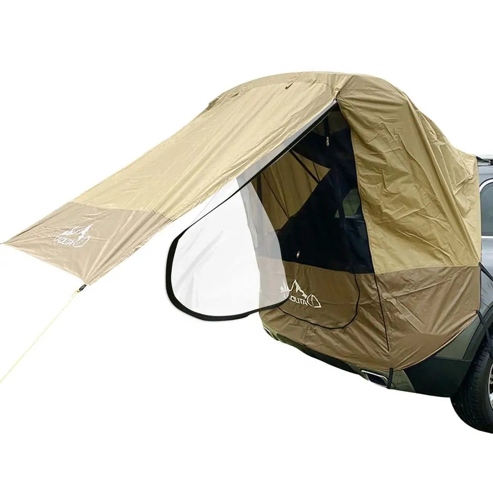 Car Trunk Tent Auto Awning Waterproof SUV Car Tail Tent Portable Trunk Sleep Bed Shade Awning For Camping Self-driving Travel