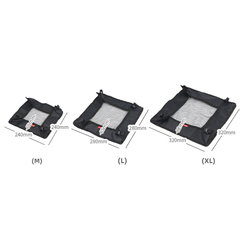 Portable Folding Table Storage Hanging Basket Picnic Table Hanger Storage Net Outdoor Camping BBQ Table Rack Accessories New