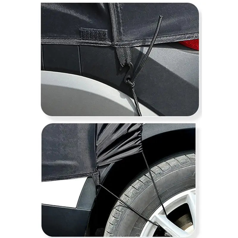 Portable Camping SUV Trunk Tent Car Rear Door Tent SUV 3 Sided Extended Shade Tent Outside Shelter For Car Camping Accessories