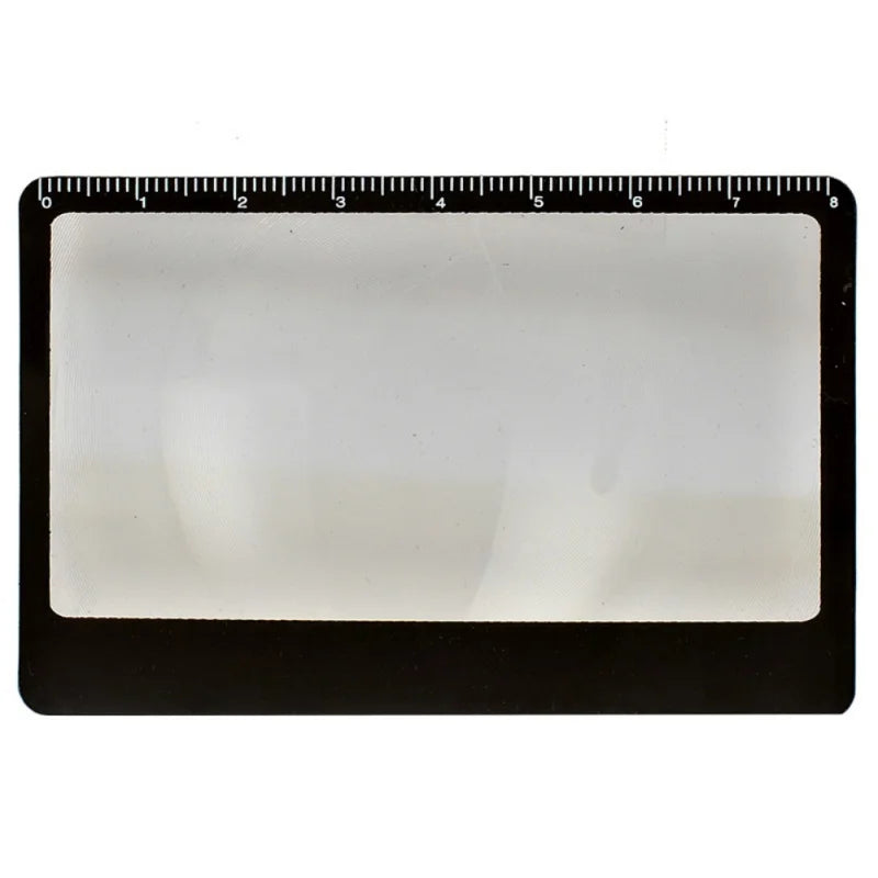 Solar Igniter Fire Starter Ruler Emergency Magnifier Portable Pocket Magnifying Sheet Card for Outdoor Camping Traveling Climb