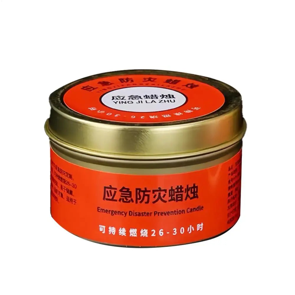 Camping Candles Survival 30 Hour Home Candles Lighting Long Burning Windproof Camping Slow Burn Tea Light Light & Heat Source