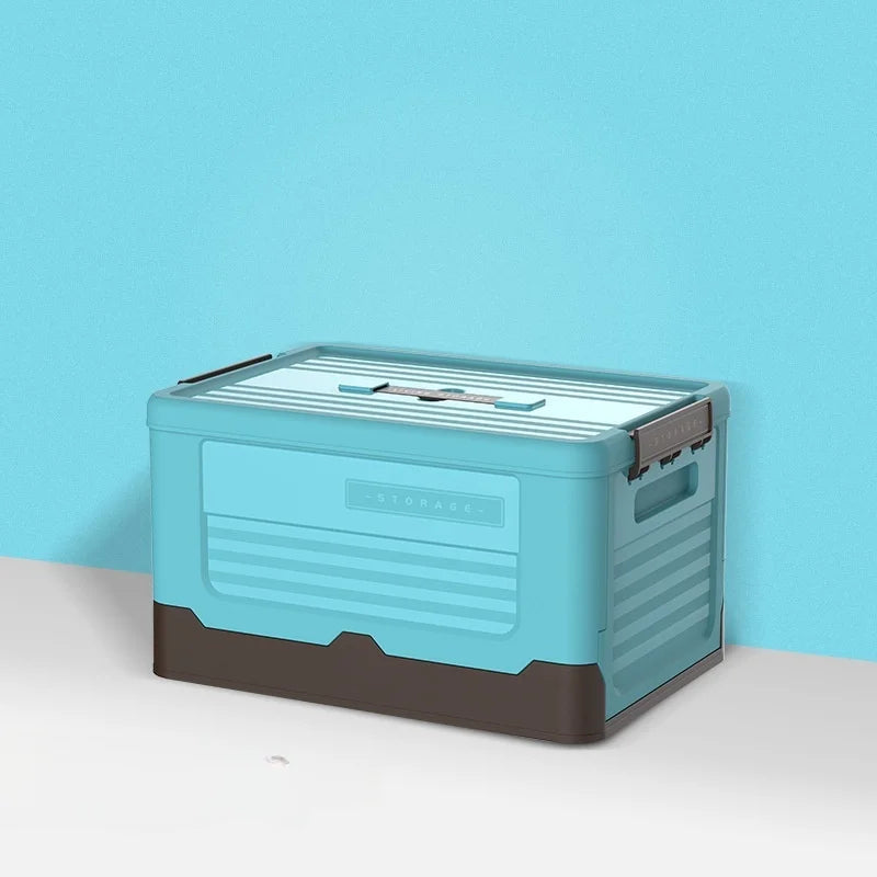 Camping Storage Box Folding Multifunction Space-Saving Plastic Sundries Storages Car Backup Organizer Portable High-Capacity Box