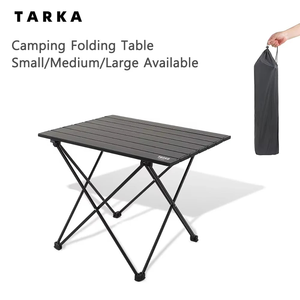 TARKA Foldable Camping Tables Tourist Bbq Picnic Fodling Tables Yard Balcony Garden Portable Aluminum Alloy Tables Camp Supples