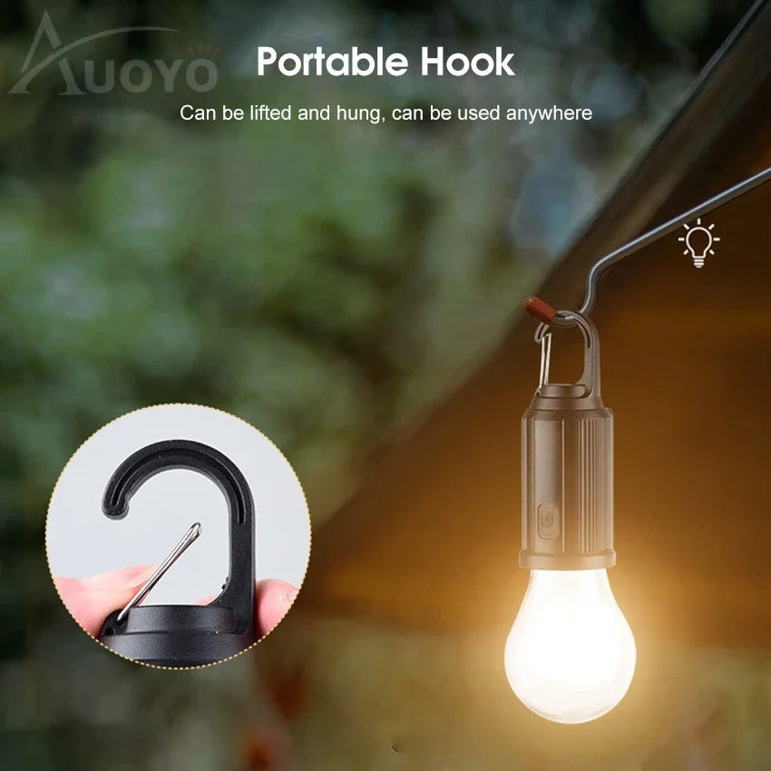 New solar powered charging camping lamp, atmosphere lamp, multifunctional handheld tungsten filament lamp, outdoor retro camping