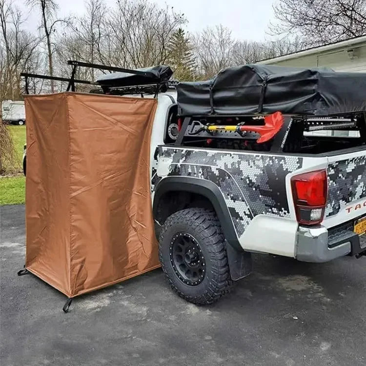 Custom Outdoor Car Side Bath Tent Shower Tent Car Bath Tent Folding Portable Camping Portable Toilet Changing