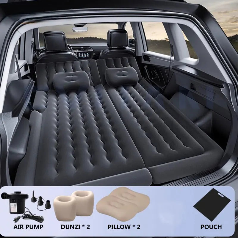 Car Inflatable Bed Automotive SUV Universal Rear Trunk Flat Cushion Air Mattress Portable Inflatable Mattress For Camping Trips