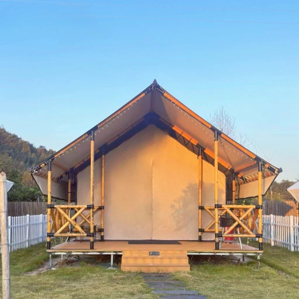 Outdoor Camping Tents, Hotel Camping Bases, Large Wooden House Accommodation, Suitable for Camping, Customizable