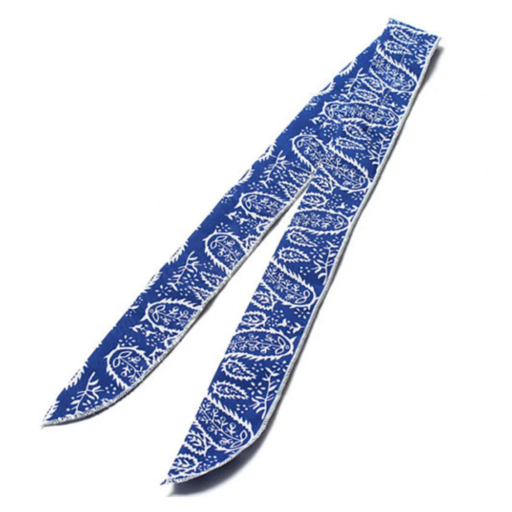Summer Ice Cooling Scarf Neck Wrap Headband Cooling Bandana Scarf Outdoor Sports Headband Towel Wristband Sun Protection Scarf