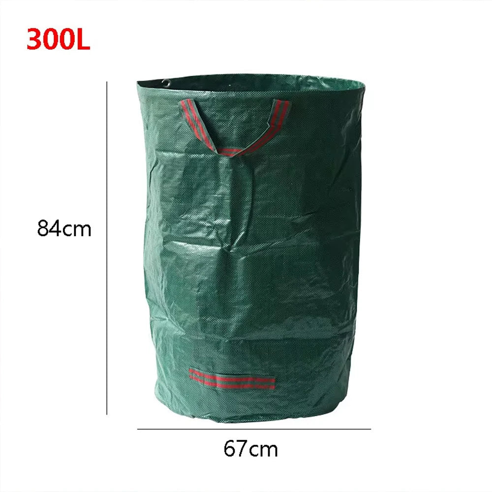 Heavy Duty Large Garden Waste Bag for Yard Leaf Weeds Grass Rubble - Outdoor Trash Bag Garden Rubbish Bags for Waste Bins Storag