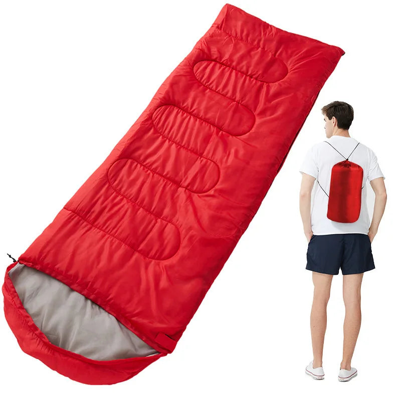 Natural Hiking Sleeping Bag, 0.95kg, Outdoor Camping Gear, Travel,  Mountaineering, Camping Bed, Hiking Supplies, Winter Quilt