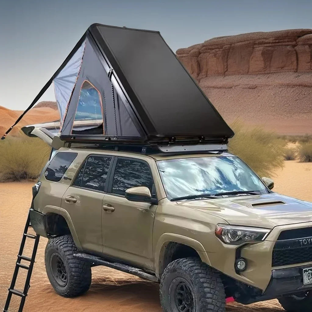 Factory Custom Outdoor Camping Roof Top Tent For SUV Van Waterproof Aluminum Pole Automatic Build For Summer Fishing Hiking