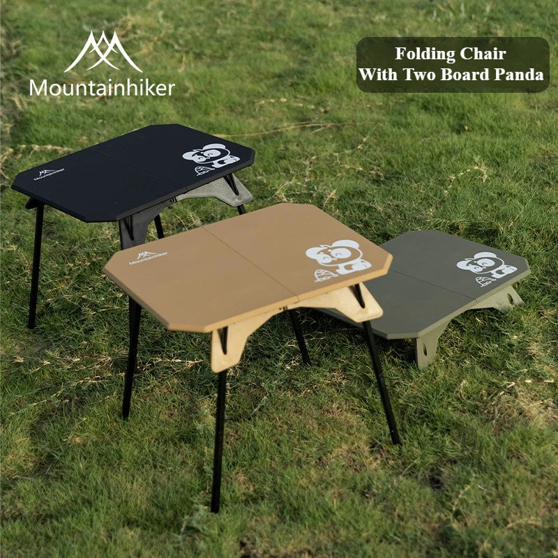 Mountainhiker Camping Folding Table Lightweight Outdoor Camping Two Board Folding Table with Carrying Bag Portable Casual Table