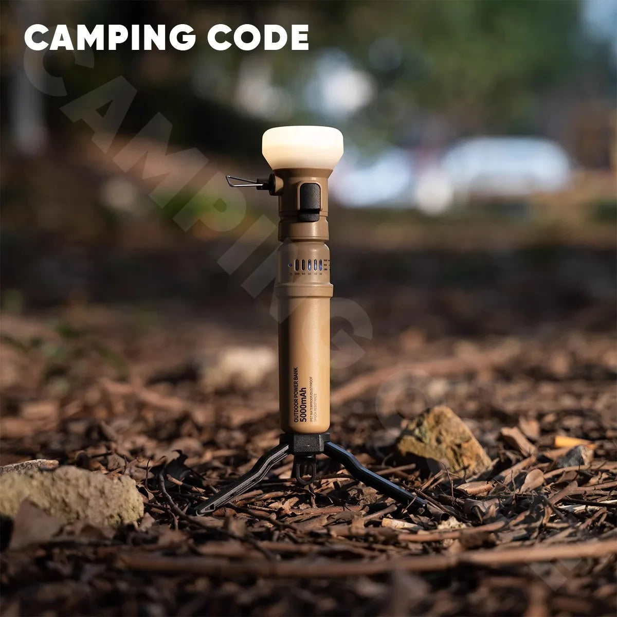 Camping Lamp Large Capacity Power Bank Integrated Portable Outdoor Camping Tent Retro Multi-Functional Long Battery Life Lighting