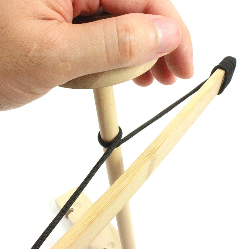 Bow Drill Friction Fire Starter Wood Make Tool Kit for Outdoor Survival Camping Hiking Emergency Fire Ignition Equipment