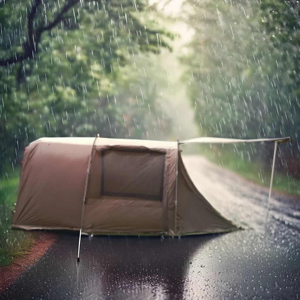 Outdoor Folding Portable Car Rear Awning Tent Multi-person Rainproof Pergola Camping Canopy Tent