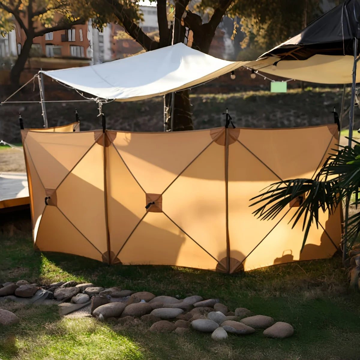 Windscreen Folding Windproof Shield Outdoor Camp Gas Stove Burner Windshield Shelter For Camping Hiking Car Tent Shield 윈드스크린