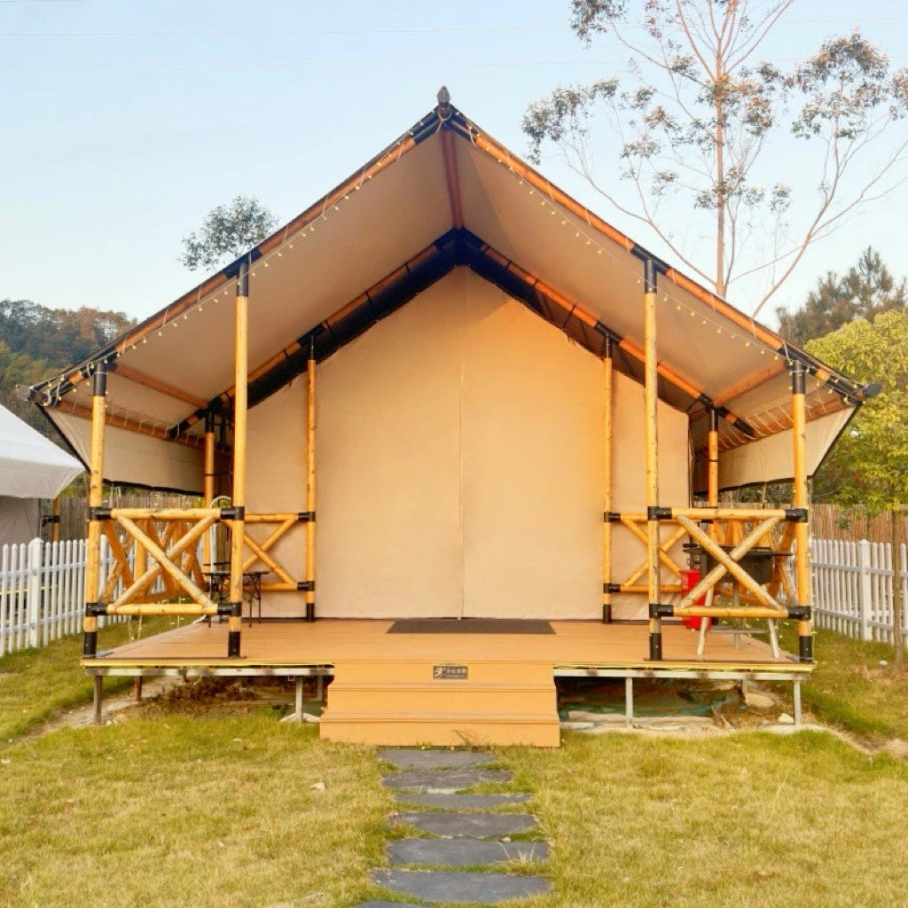 Outdoor Camping Tents, Hotel Camping Bases, Large Wooden House Accommodation, Suitable for Camping, Customizable