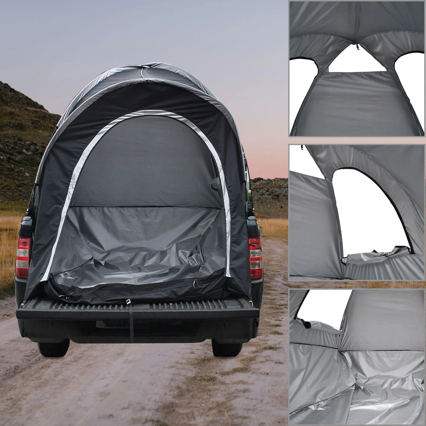 Pickup Truck Tent for Overland Camping, 5.5 Bed, 6.5 ft, Roomy Inside, Simple Setup