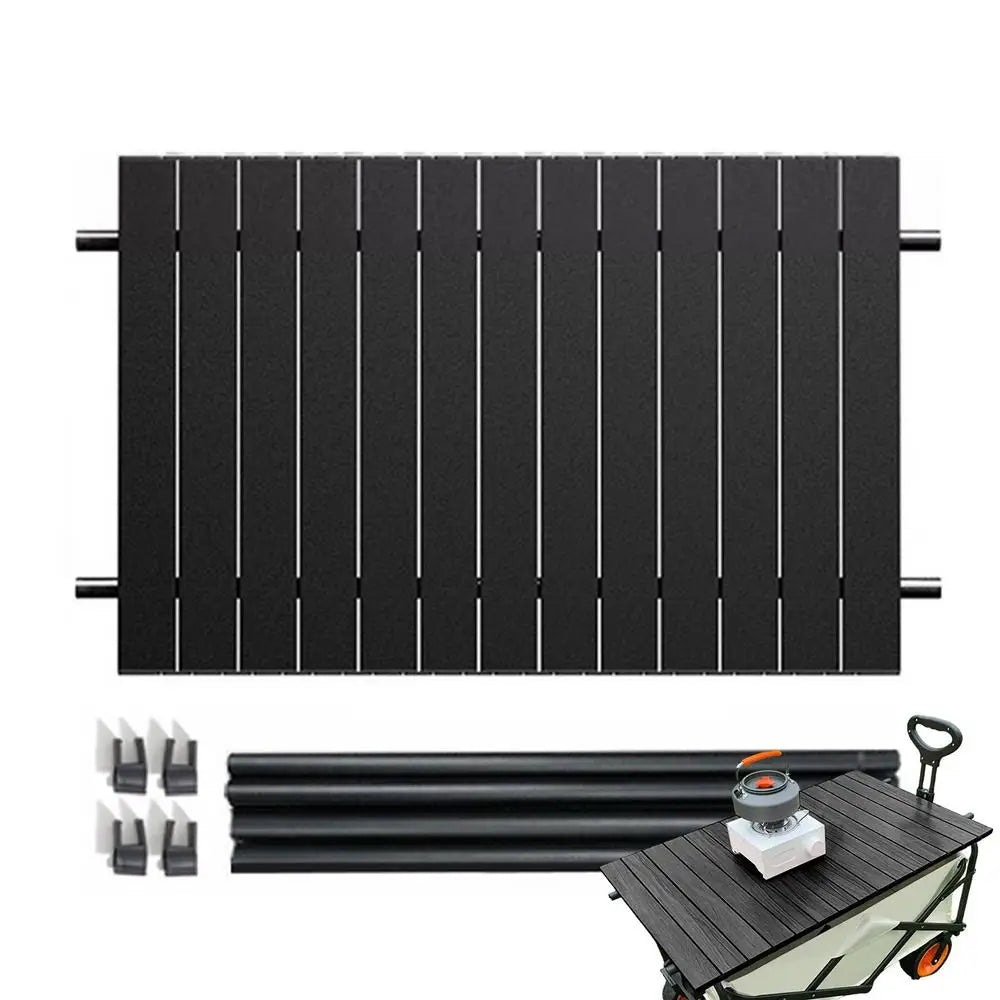 Outdoor Portable foldable table Heavy Duty Garden Cart Board Camping Table Top Attachment for party wedding barbecue camping