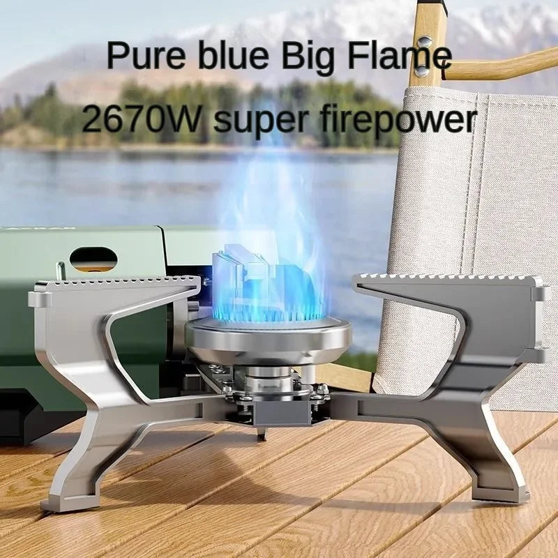 Camping Gas Stove Portable Folding Gas Burner Outdoor Gas Stove Folding Card Stove Picnic Grill Fire Heating System