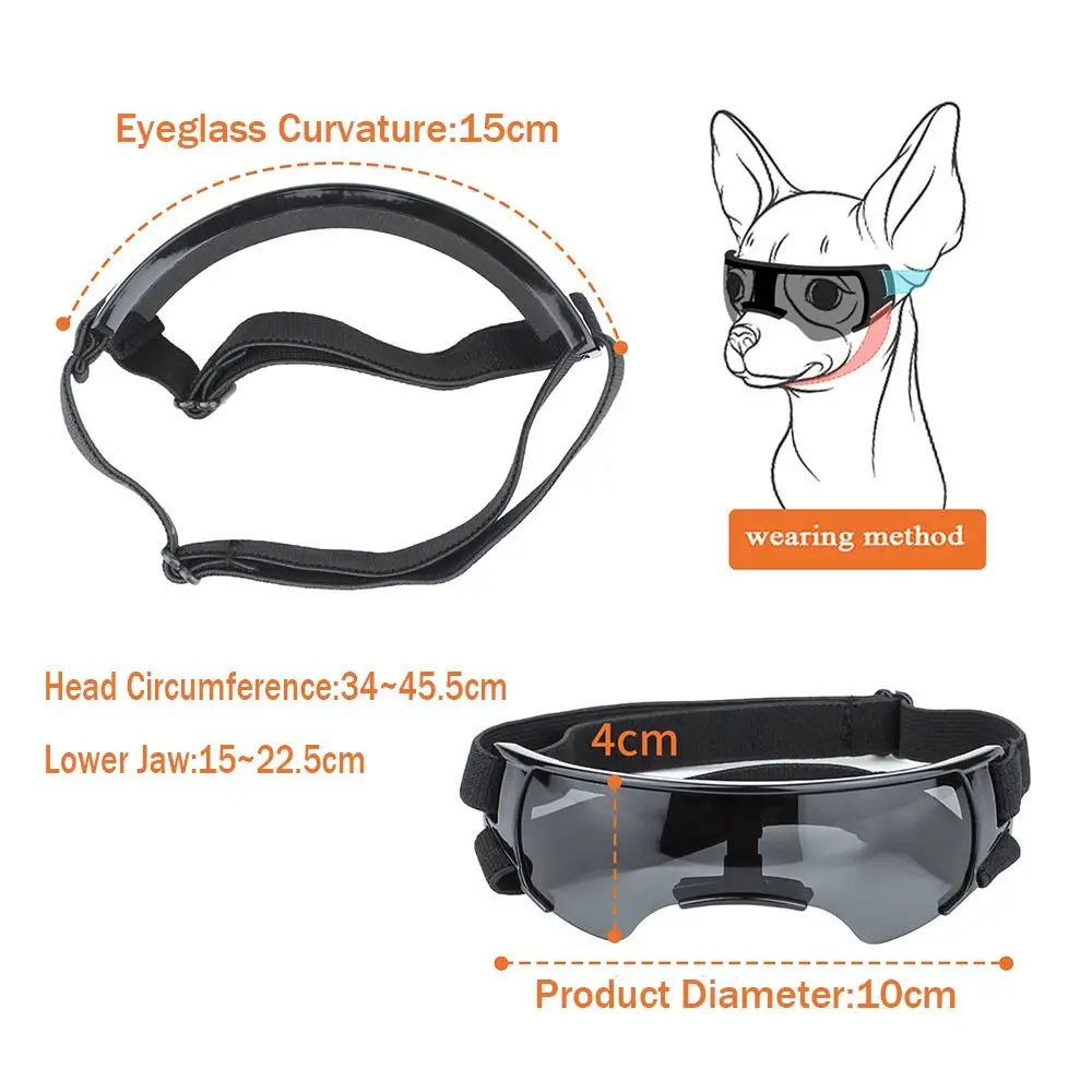 Multicolor Pet Goggles Sun Protection Sun Shading Pet Sunglasses Windproof UV Protection Dog UV Protection Glasses Dog