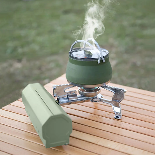 Camping Cassette Stove,Folding Gas Tank Cassette Cooker with Storage Package, Easy to Carry for Camping, Picnic,BBQ