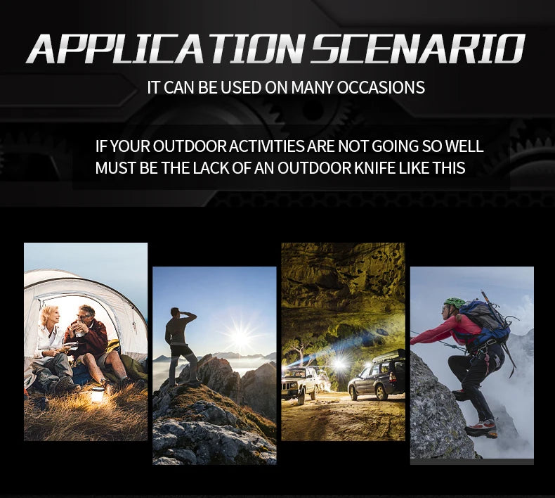 Outdoor Knife Straight Knife Portable Mini Knife Outdoor Portable