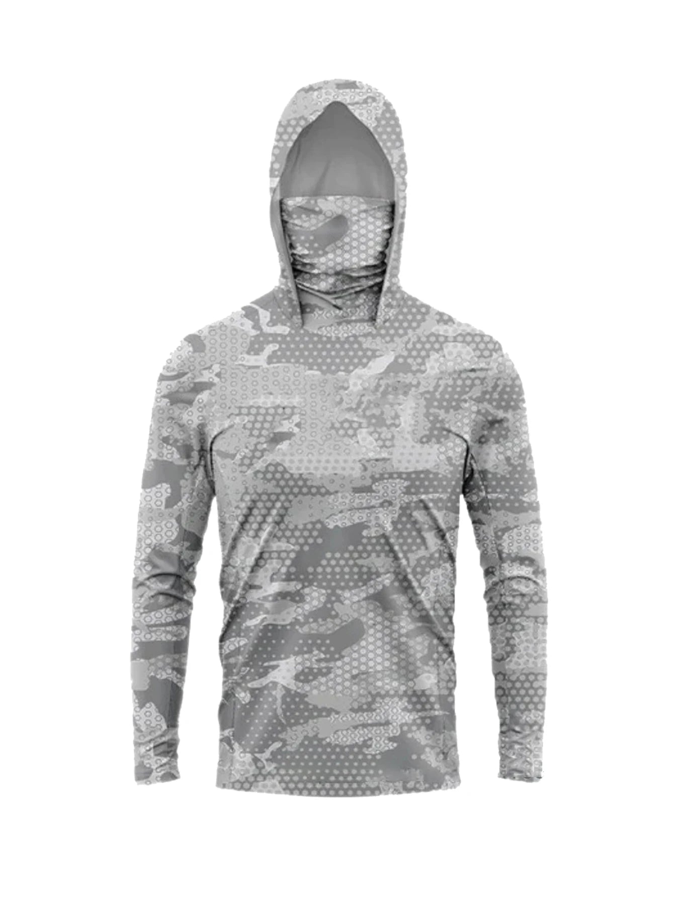 Summer Long Sleeve Shirts Quick Dry Uv Protection Clothing Hoodied Mask Uv Fishing Tops Sportswear