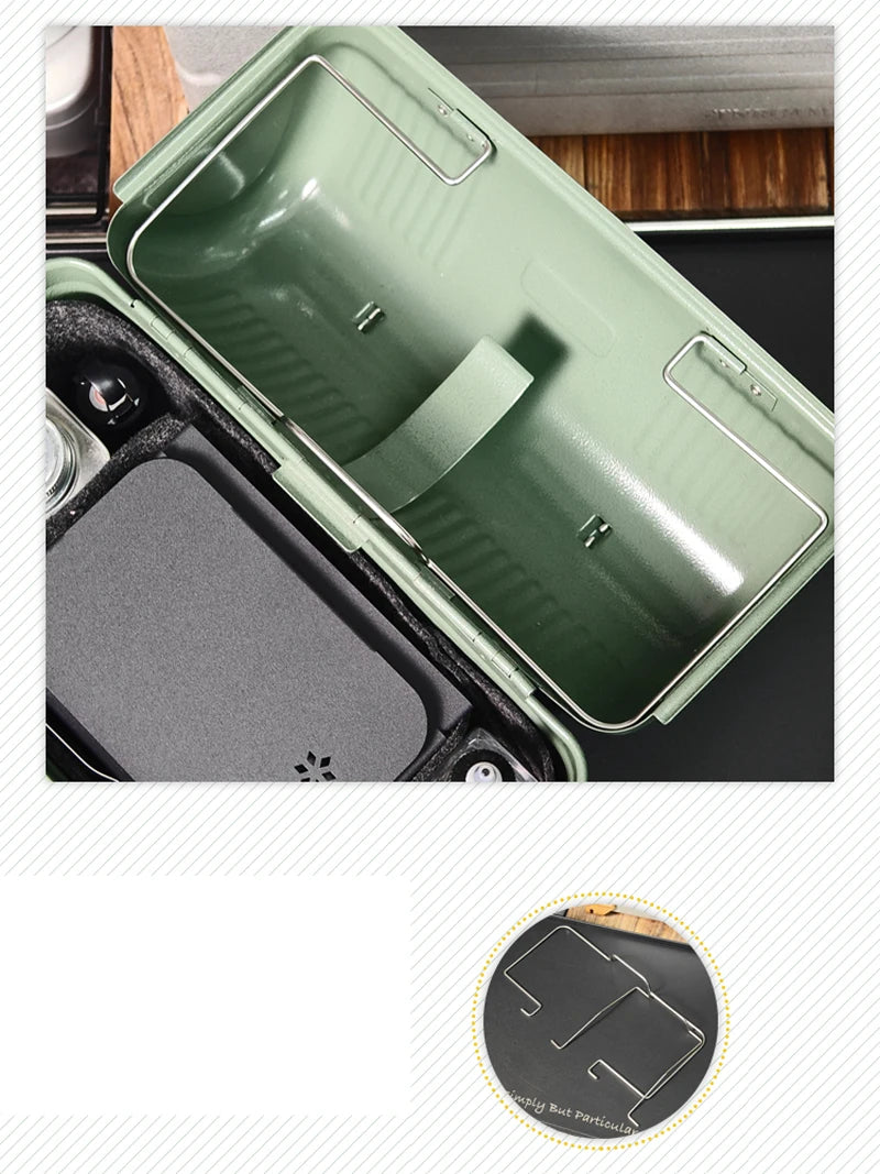 For Stanley Lunch Box 9.4L Camping Gear  Ultralight Aluminum Portable Table Plate Felt Lining Picnic Camping Outdoor Accessory